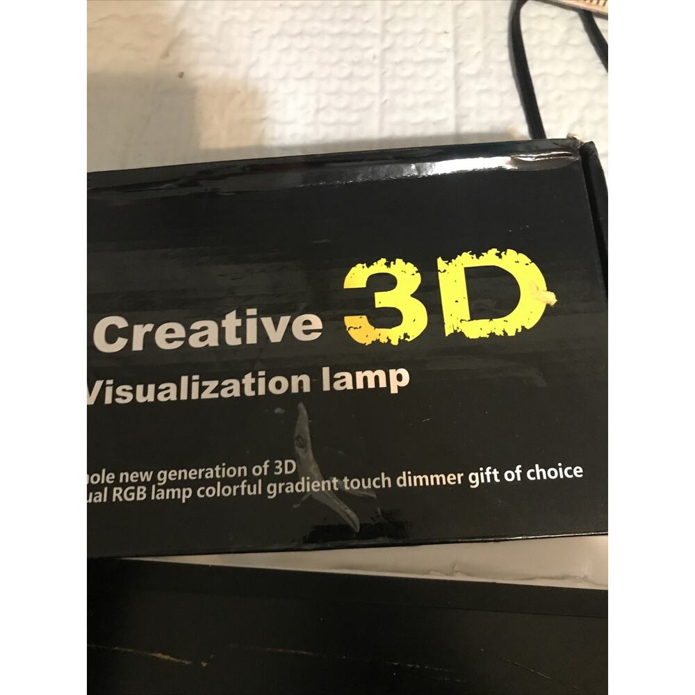 Creative 3D Visualization Lamp Visual RGB Lamp Colorful